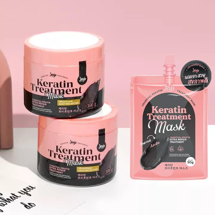 [SG INSTOCK] Travel Size JOJI Secret Young Charcoal Keratin Hair Treatment Mask Extra Repair 50g