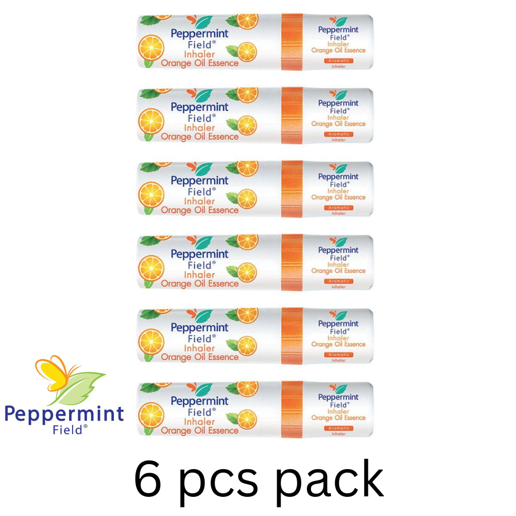 [SG INSTOCK] Peppermint Field Black / Orange Oil Essence  inhaler 2 in 1