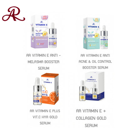 [SG INSTOCK] AR Vitamin E Collagen Gold, Vit C HYA, Anti-Melasma, Anti-Acne, Shot Extra Intensive Serum 10ML