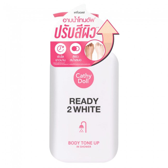 [SG INSTOCK] CATHY DOLL READY 2 WHITE BODY TONE UP IN SHOWER 400ML