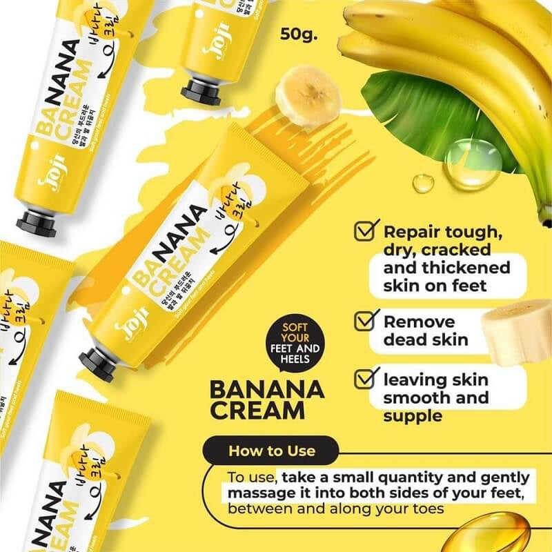 [SG INSTOCK] Joji Secret Young Soft Your Feet and Heels Banana Cream 50g