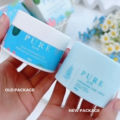 [SG INSTOCK]🔥New Package !Pure Underarm Care White Secret Essence Cream,Pure Organic Deodorant Body Brightening 50G