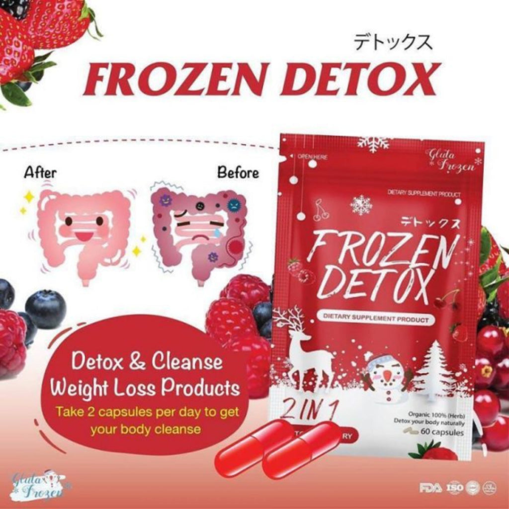 [SG INSTOCK] FROZEN COLLAGEN, FROZEN DETOX (60 CAPSULES)