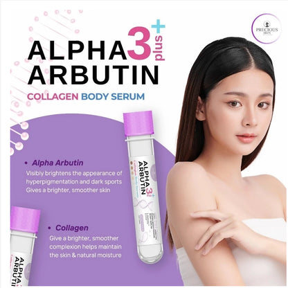 [SG INSTOCK] PRECIOUS SKIN THAILAND ALPHA ARBUTIN 3 PLUS COLLAGEN BODY SERUM, DEEP WHITE ESSENCE 45ML