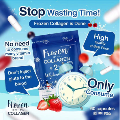 [SG INSTOCK] FROZEN COLLAGEN, FROZEN DETOX (60 CAPSULES)