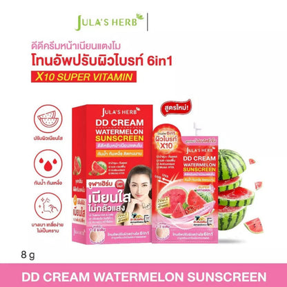 [SG INSTOCK] JULA'S HERB DD WATERMELON SPF50 PA+++ (BOX OF 6 SACHETS)