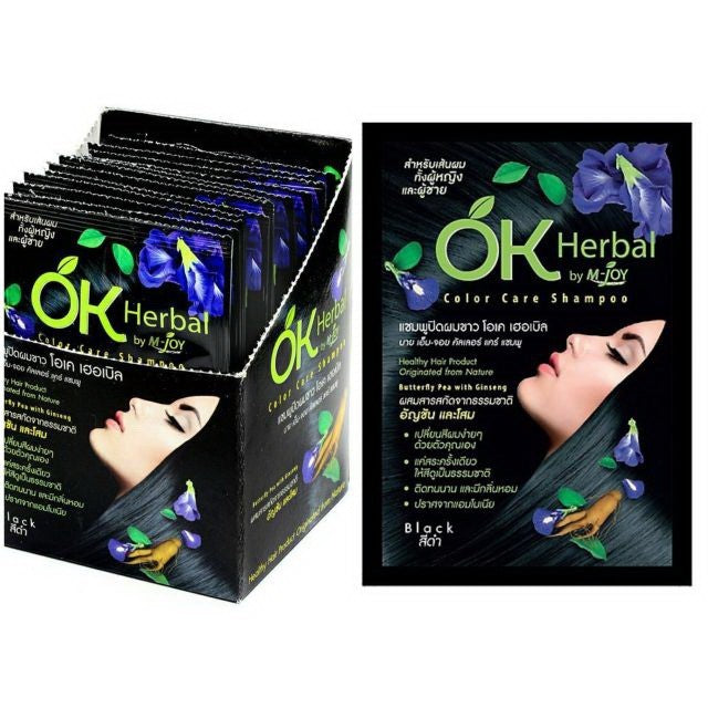 [SG INSTOCK] OK Herbal Color Care Shampoo 6 Shades 30ml.