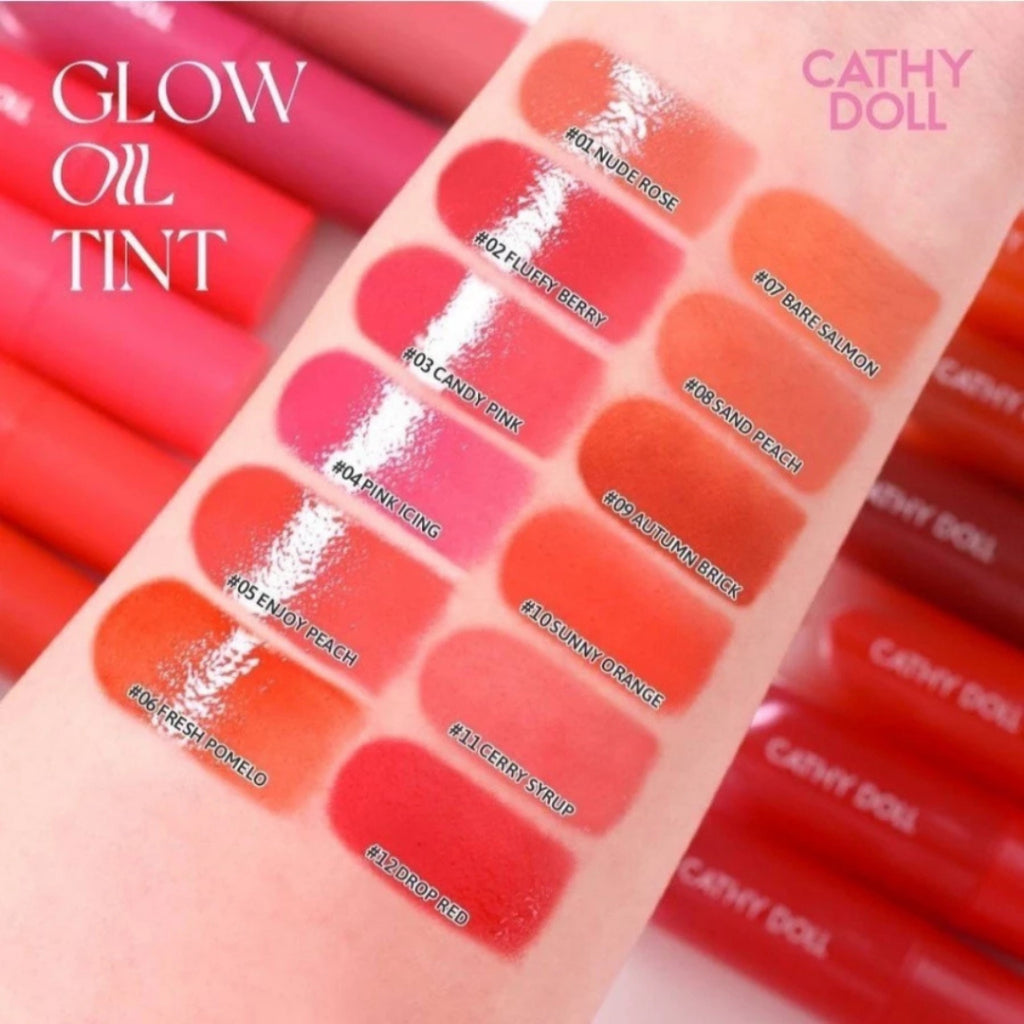 [SG INSTOCK] CATHY DOLL GLOW OIL LIP TINT 2.4G