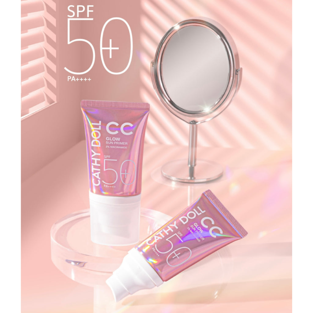 [SG INSTOCK] CATHY DOLL CC GLOW SUN PRIMER SPF50+ PA++++ 40ML