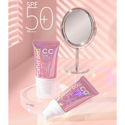 [SG INSTOCK] CATHY DOLL CC GLOW SUN PRIMER SPF50+ PA++++ 40ML
