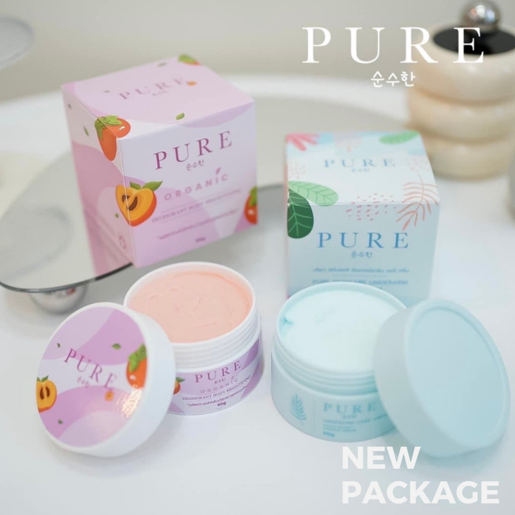 [SG INSTOCK]🔥New Package !Pure Underarm Care White Secret Essence Cream,Pure Organic Deodorant Body Brightening 50G