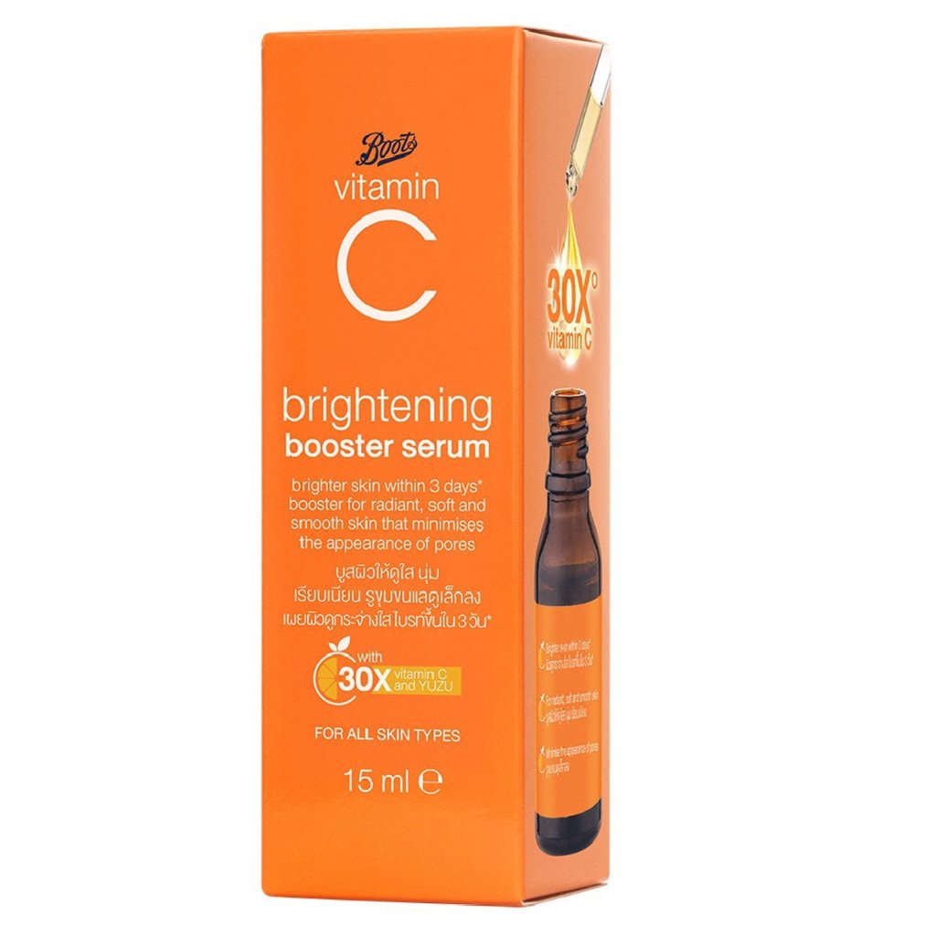 [SG INSTOCK] BOOTS VITAMIN C BRIGHTENING BOOSTER SERUM 15ML