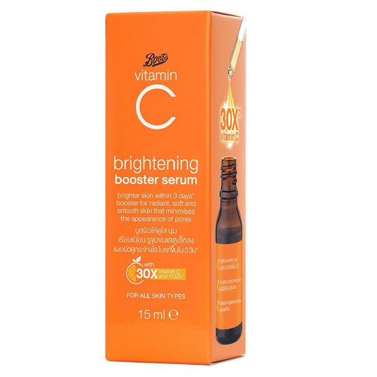 [SG INSTOCK] BOOTS VITAMIN C BRIGHTENING BOOSTER SERUM 15ML