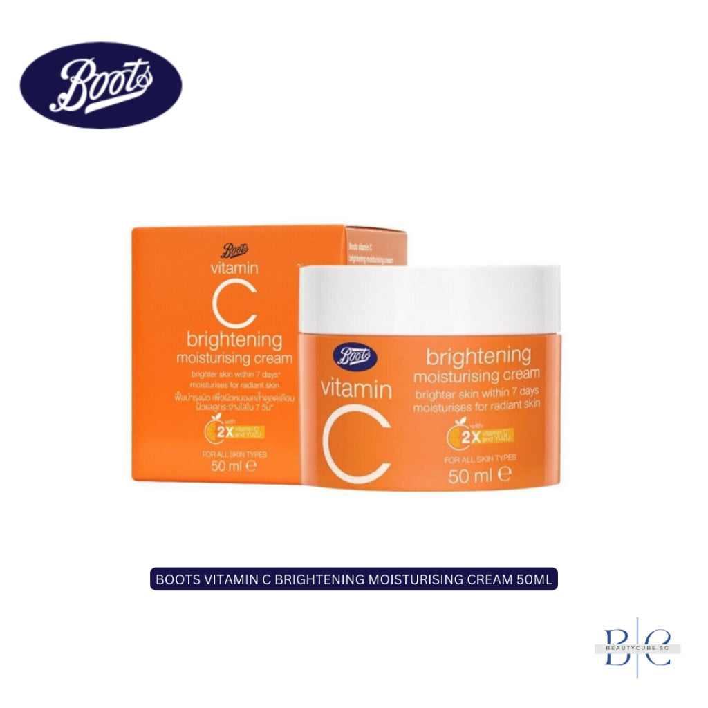[SG INSTOCK] Boots Vitamin C Brightening Moisturising Cream 50ML