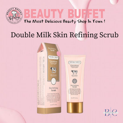 [SG INSTOCK] SCENTIO DOUBLE MILK TRIPLE WHITE SKIN REFINING SCRUB 100 ML