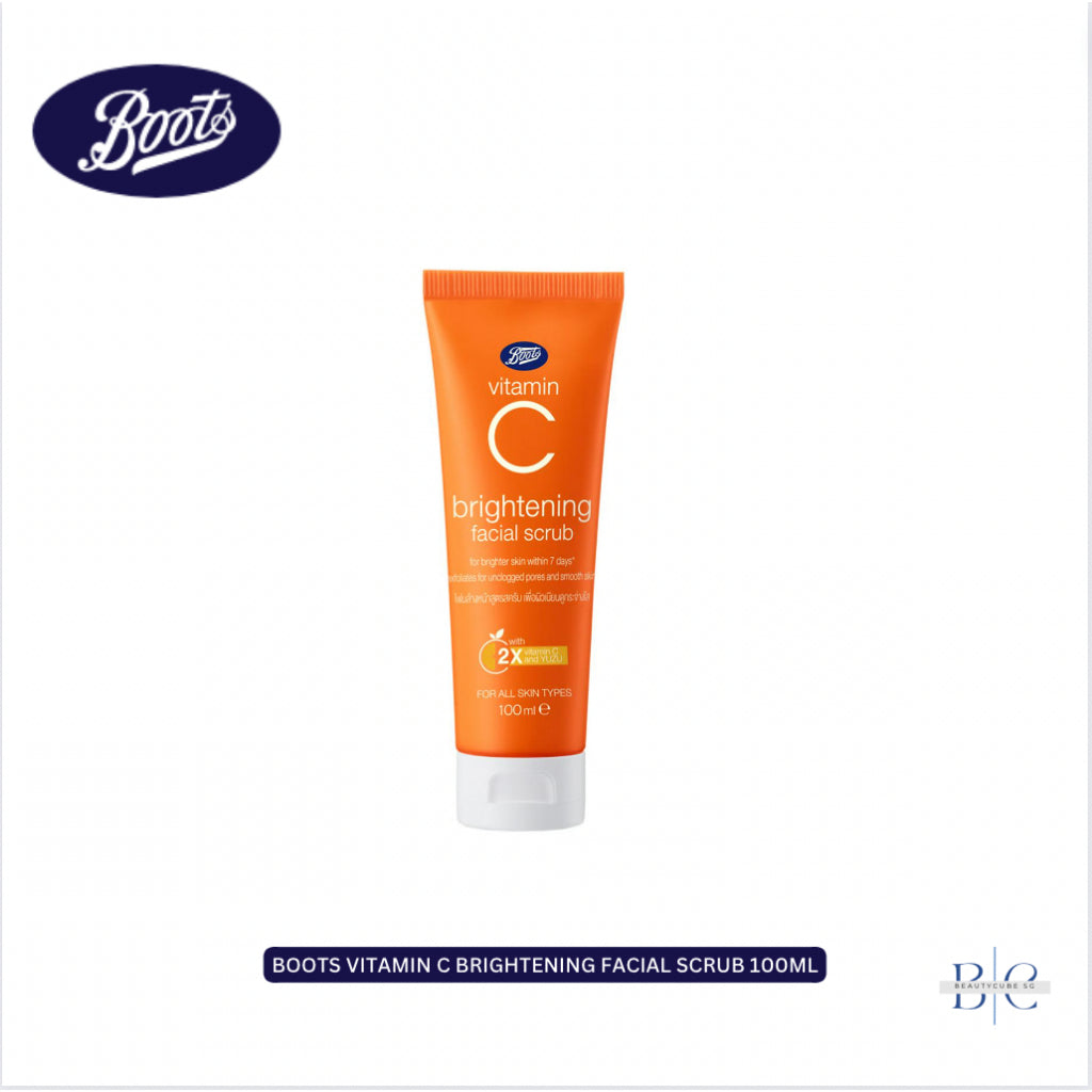 [SG INSTOCK] BOOTS VITAMIN C BRIGHTENING FACIAL SCRUB 100ML