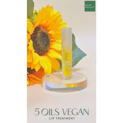 [SG INSTOCK] BABY BRIGHT 5 OILS VEGAN LIP TREATMENT 2.5G