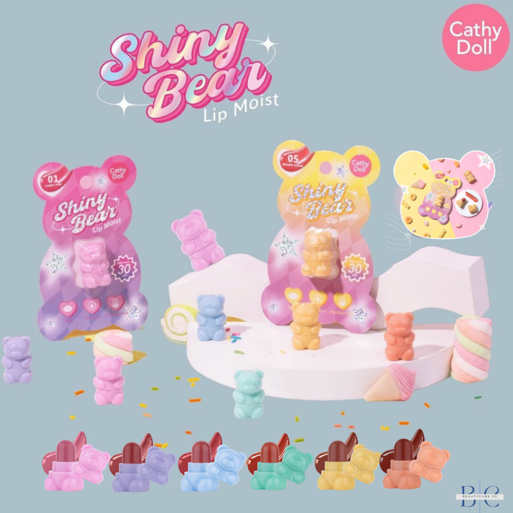 [SG INSTOCK] CATHY DOLL SHINY BEAR LIP MOIST 1.1G