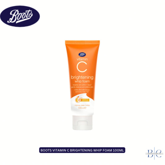 [SG INSTOCK] BOOTS VITAMIN C BRIGHTENING WHIP FOAM 100ML