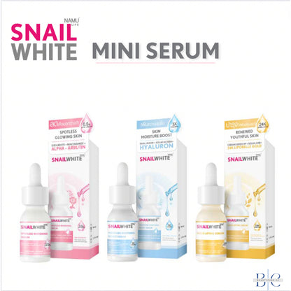 [SG INSTOCK] NAMU LIFE SNAIL WHITE SPOTLESS WHITENING,GOLD LIFTING,MOISTURE SOOTHING SERUM 15ML