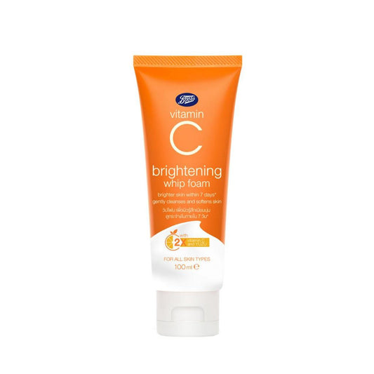 [SG INSTOCK] BOOTS VITAMIN C BRIGHTENING WHIP FOAM 100ML