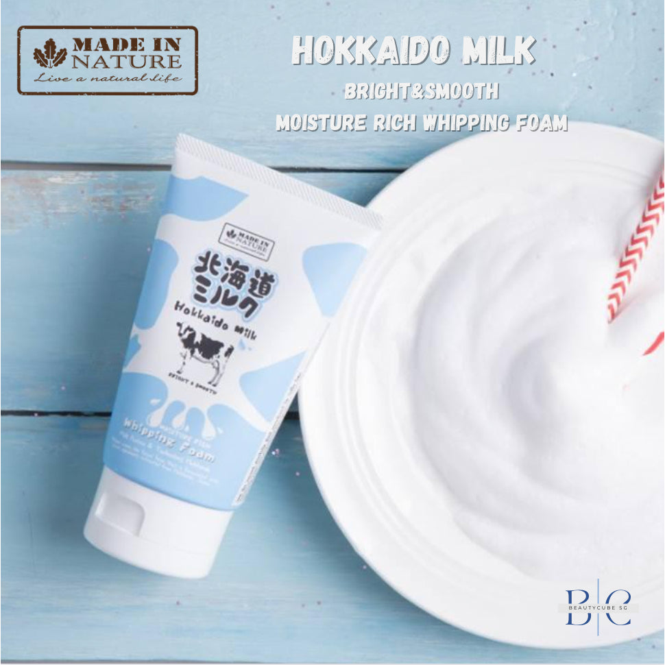 [SG SELLER] MADE IN NATURE HOKKAIDO MILK MOISTURE RICH WHIPPING FOAM 100 G