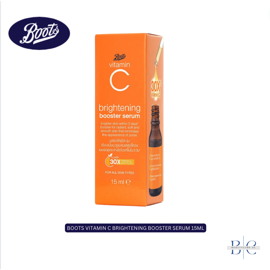 [SG INSTOCK] BOOTS VITAMIN C BRIGHTENING BOOSTER SERUM 15ML