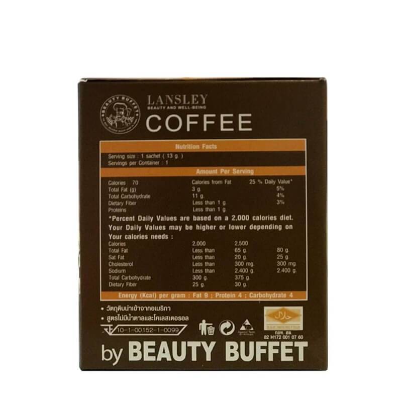 [SG INSTOCK] BEAUTY BUFFET LANSLEY COFFEE (DIET COFFEE PLUS)