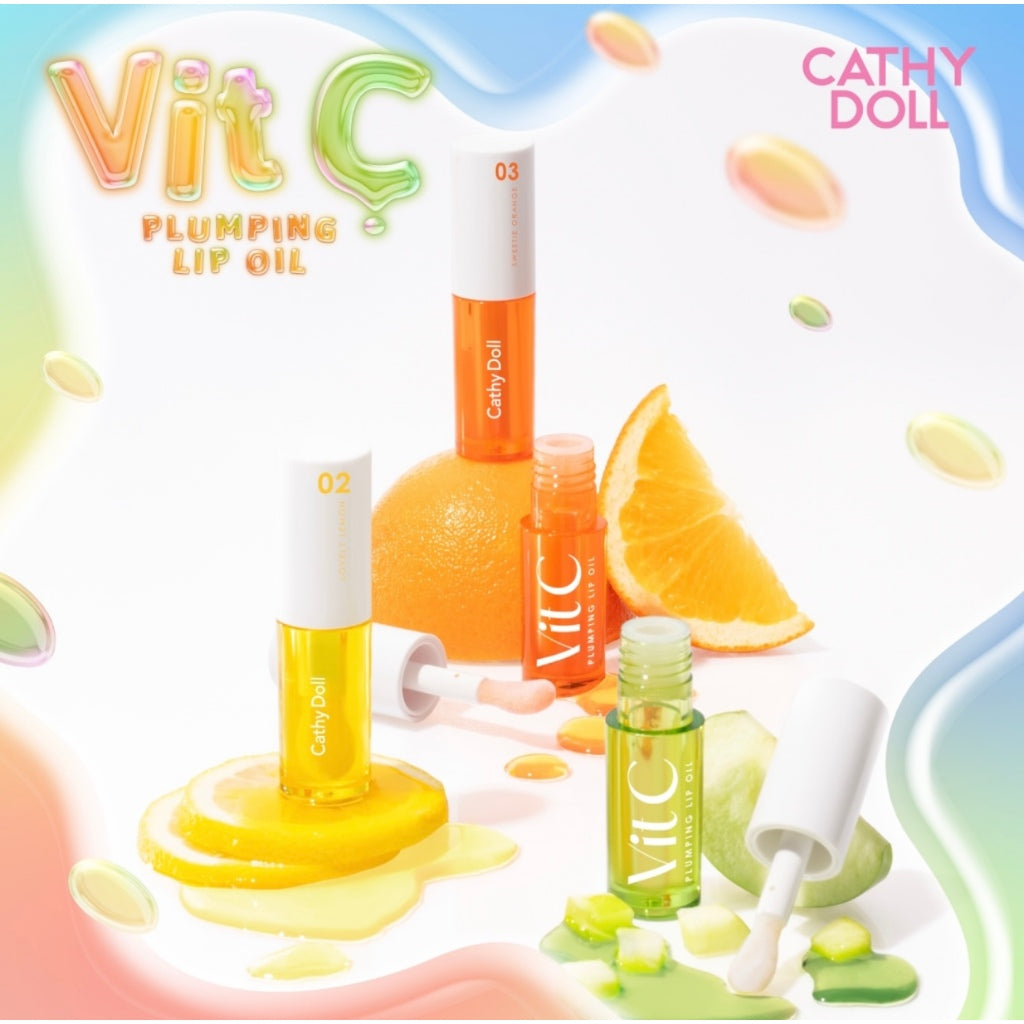 [SG INSTOCK] Cathy Doll Vit C Plumping Lip Oil 2.4G