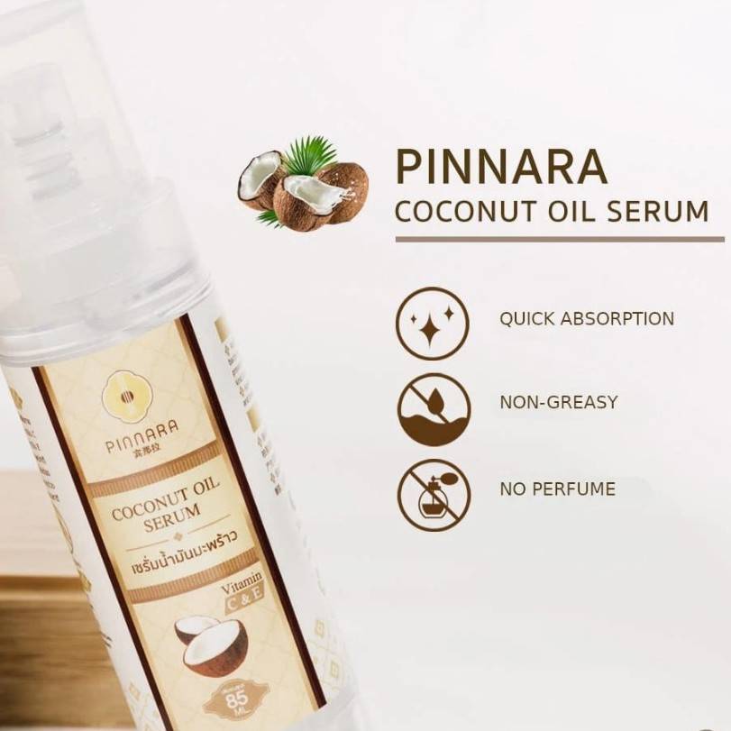 [SG INSTOCK] PINNARA COCONUT OIL SERUM 85ML