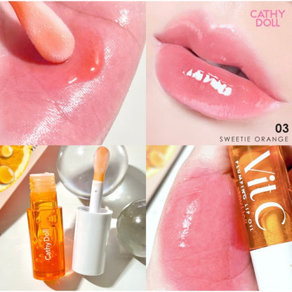 [SG INSTOCK] Cathy Doll Vit C Plumping Lip Oil 2.4G
