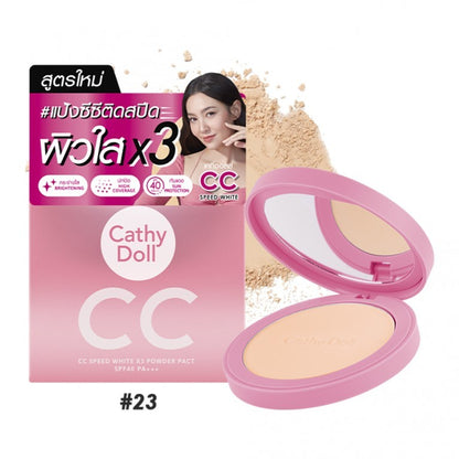 [SG INSTOCK] Cathy Doll  Speed White CC Powder Pact SPF40 PA+++ 12G