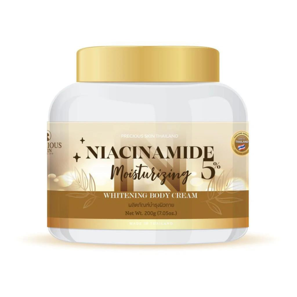 [SG INSTOCK] PRECIOUS SKIN THAILAND NIACINAMIDE 5% MOISTURIZING WHITENING BODY CREAM 200G