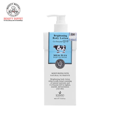 [SG INSTOCK] SCENTIO BEAUTY BUFFET MILK PLUS Q10 BRIGHTENING BODY LOTION 400ML