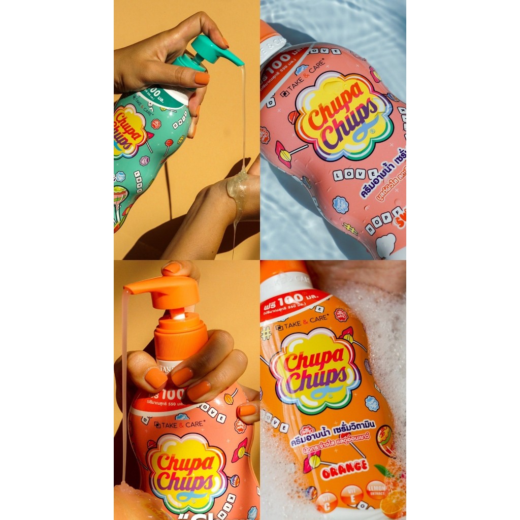 [SG INSTOCK] Take & Care Chupa Chups Cream Bath & Shower 550ml