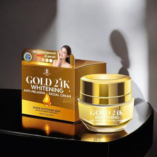 [SG INSTOCK] PRECIOUS SKIN THAILAND GOLD 24K WHITENING ANTI-MELASMA FACIAL CREAM 15G