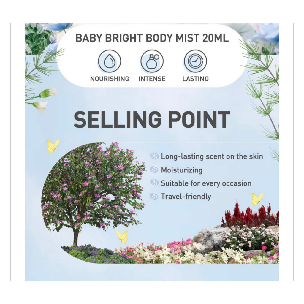[SG INSTOCK] Baby Bright Body Mist 20ml