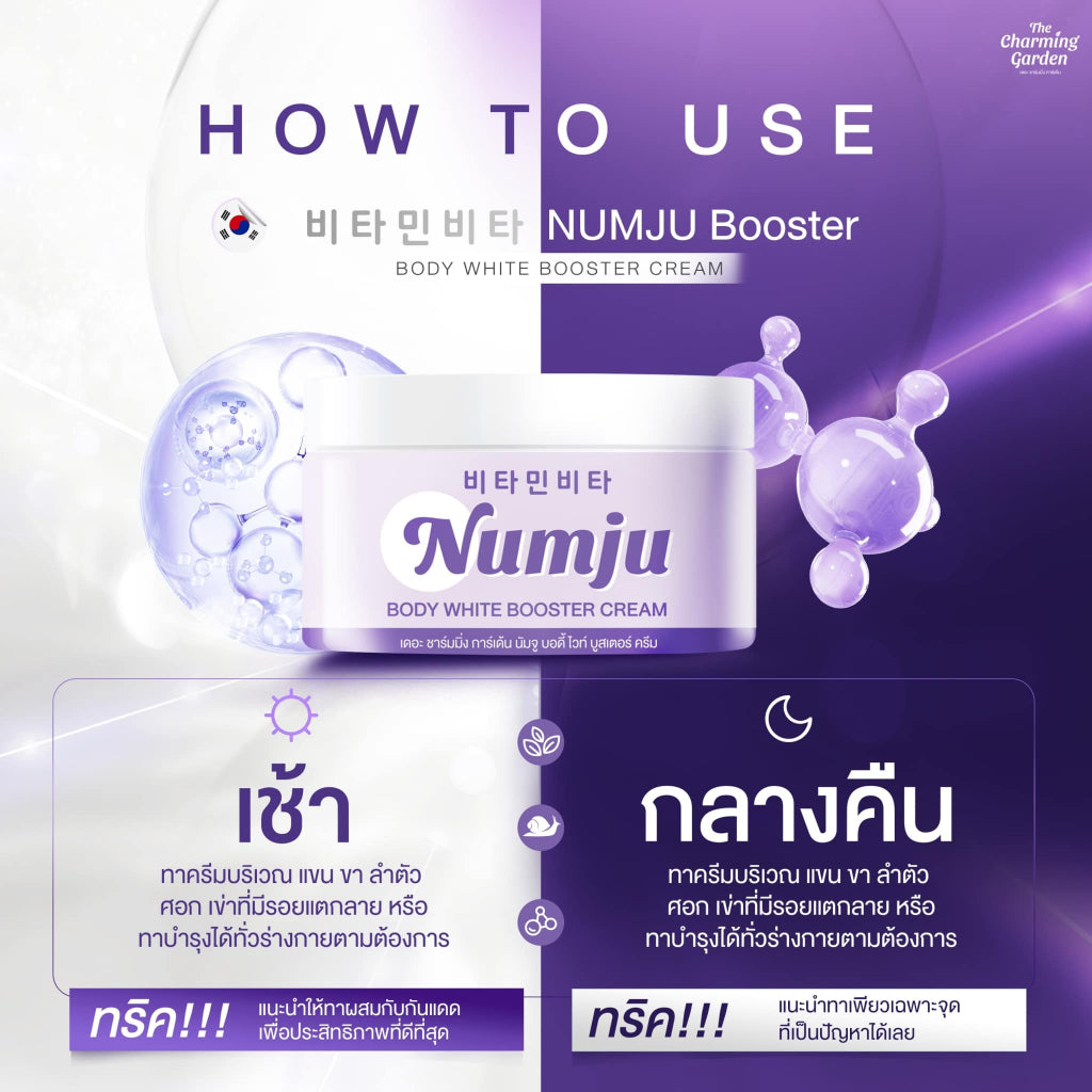 [SG INSTOCK] NUMJU BODY WHITE BOOSTER CREAM 100G