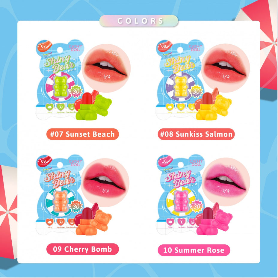 [SG INSTOCK] CATHY DOLL SHINY BEAR LIP MOIST 1.1G