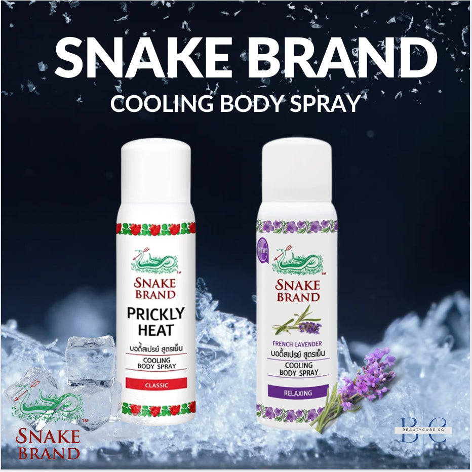 [SG INSTOCK] SNAKE BRAND PRICKLY HEAT COOLING BODY SPRAY 50ml