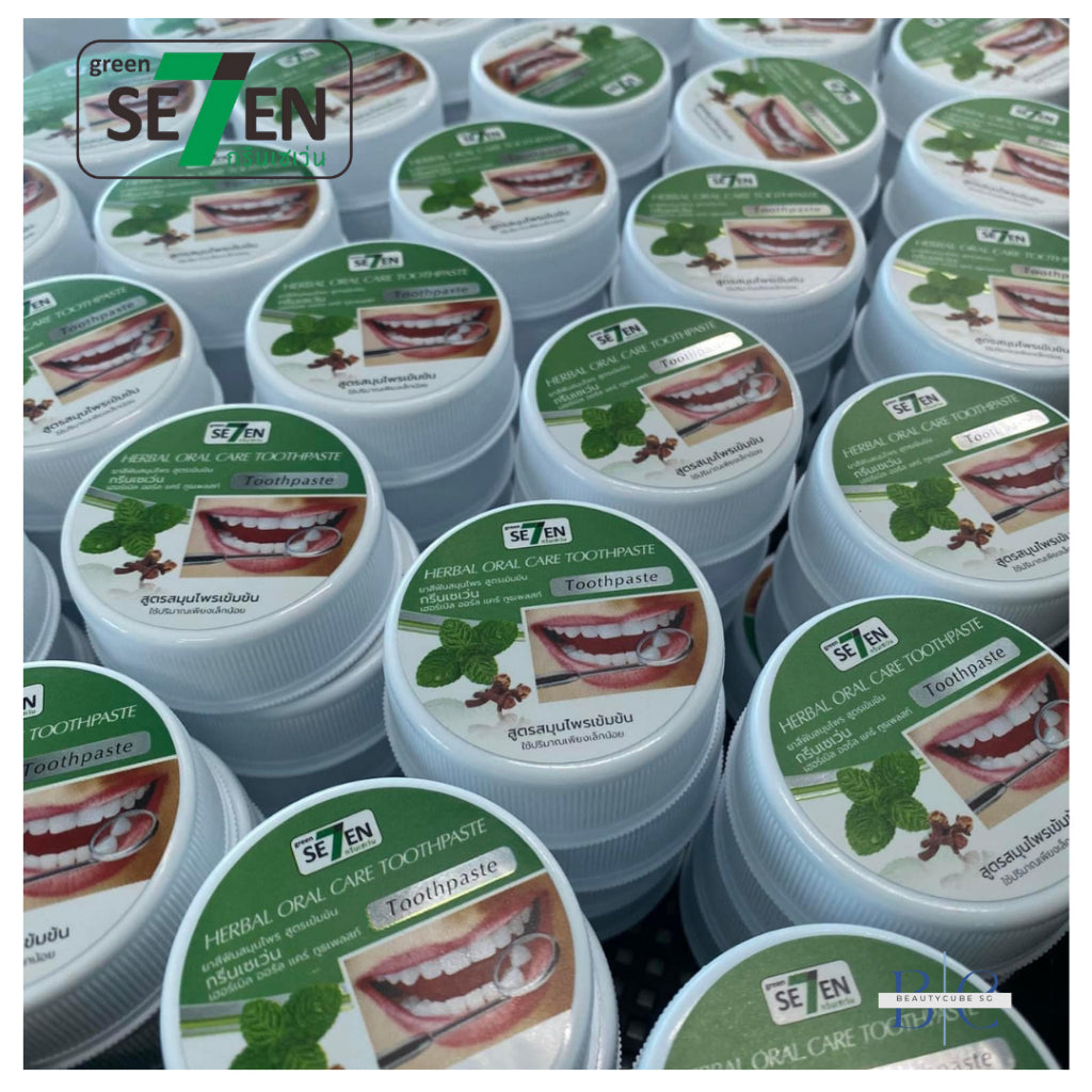 [SG INSTOCK] GREEN7 HERBAL ORAL CARE TOOTHPASTE 25G