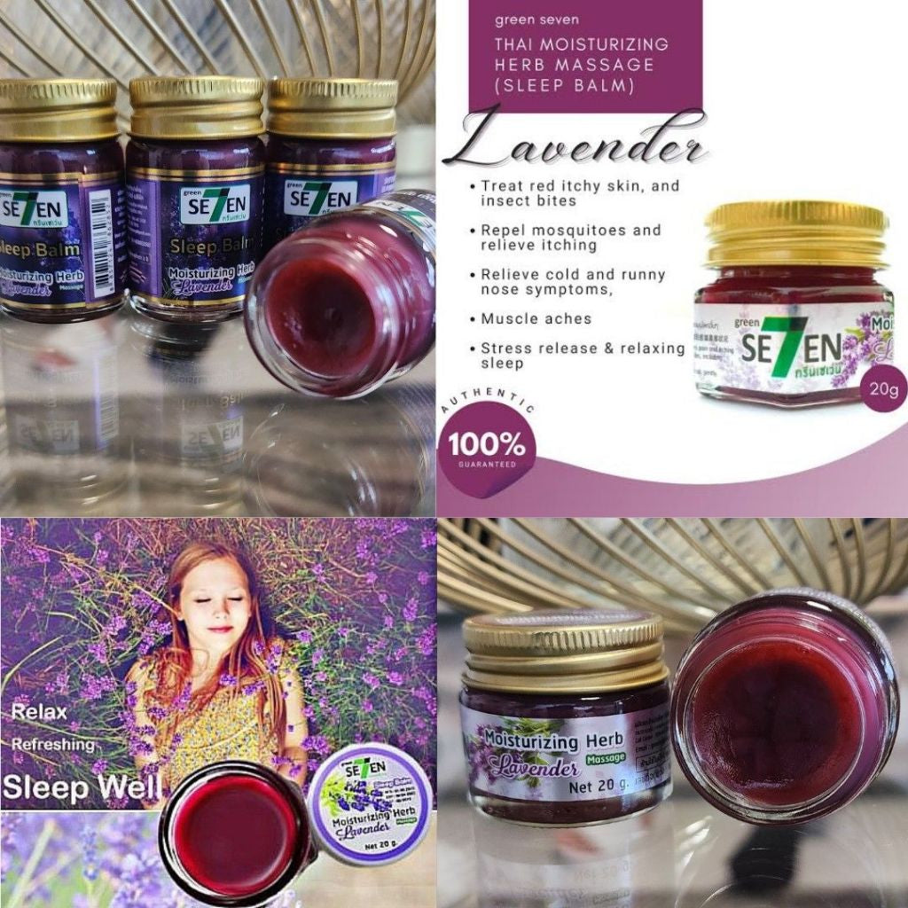[SG INSTOCK] Green7 Lavender Sleep Balm Moisturizing Herb