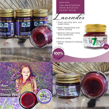 [SG INSTOCK] Green7 Lavender Sleep Balm Moisturizing Herb