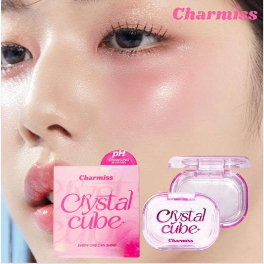 [SG INSTOCK] Charmiss Crystal Cube PH Changing Blush Gel Glasting 3.6G