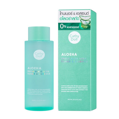 Cathy Doll Aloe Ha Fresh Aloe Vera Toner And Essence 300 ml