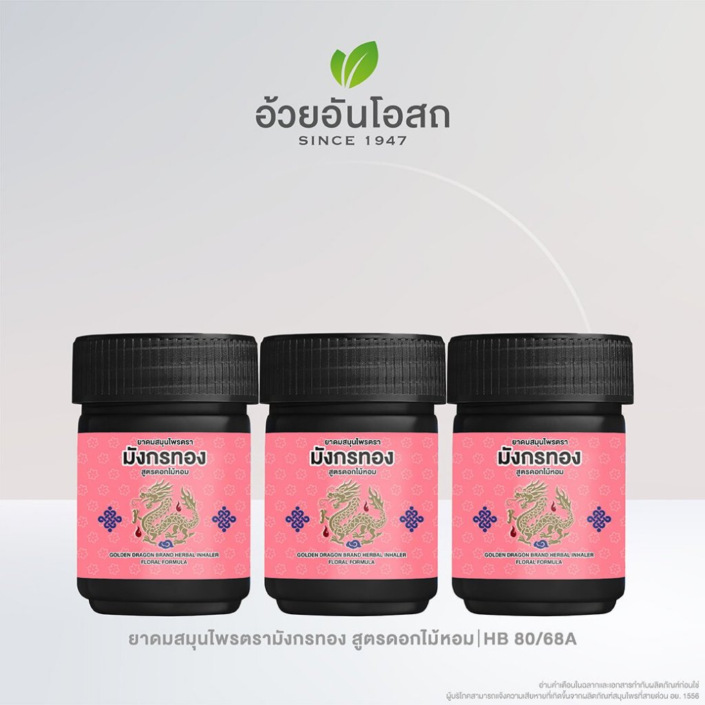 [SG INSTOCK] GOLDEN DRAGON BRAND HERBAL INHALER