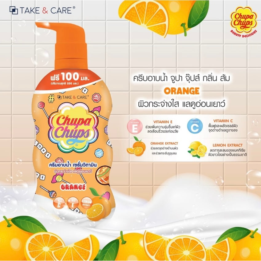 [SG INSTOCK] Take & Care Chupa Chups Cream Bath & Shower 550ml