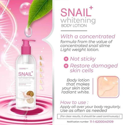 [SG INSTOCK] PRECIOUS SKIN THAILAND SNAIL WHITENING BODY LOTION 230ML
