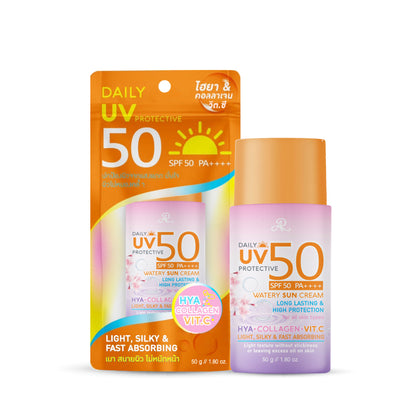 [SG INSTOCK] AR DAILY UV PROTECTIVE WATERY SUN CREAM SPF 50 PA++++ 50G