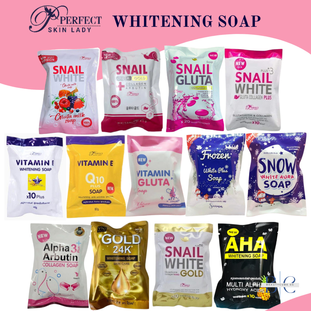 [SG INSTOCK] Perfect Skin Lady Snail White Gluta Collagen Plus X10 Whitening Soap